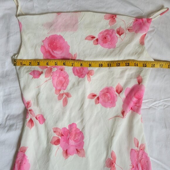 Fairweather Midi dress SMALL floral cowl neck long short with lining - Picture 6 of 12